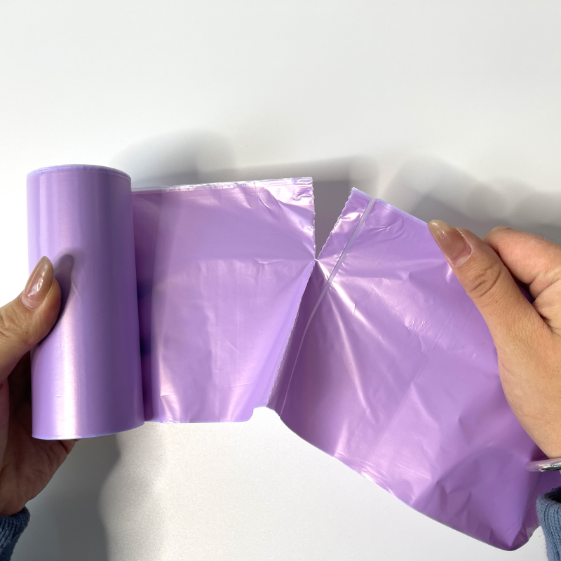 Black Plastic High Density Liner Trash Garbage Bag with Offset Printing