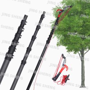 Quality 50ft Carbon Fiber Harvesting Pole For Coconut and Betel Nut Harvesting for India and Bangladesh Market OEM wholesale