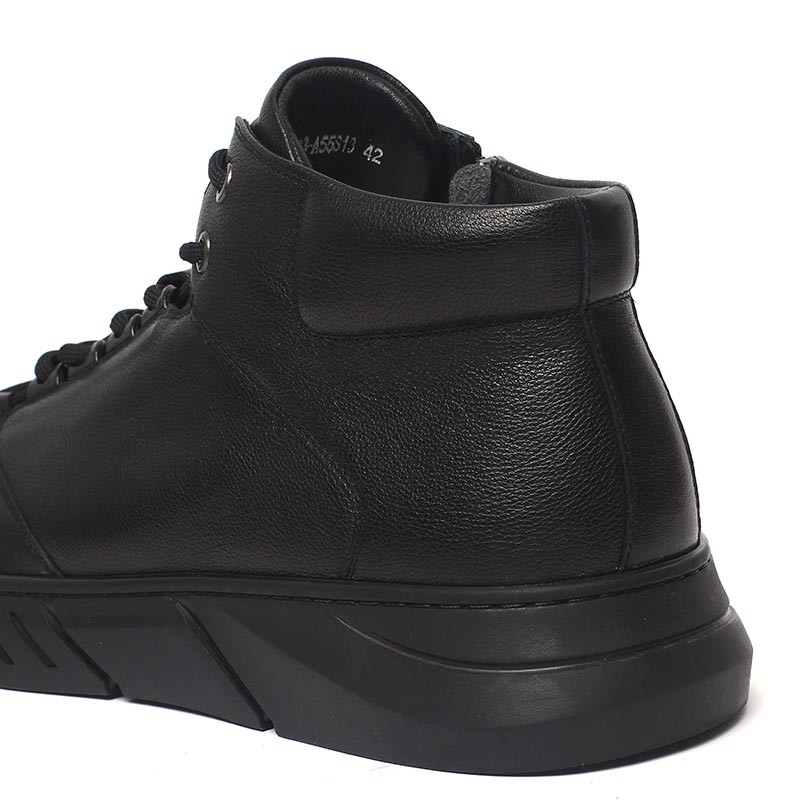 Fashionable Genuine Leather Lace Up Waterproof Boots