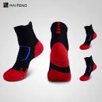 Cushion Padded Coolmax Sports Socks Breathable Athletic Crew Basketball Socks