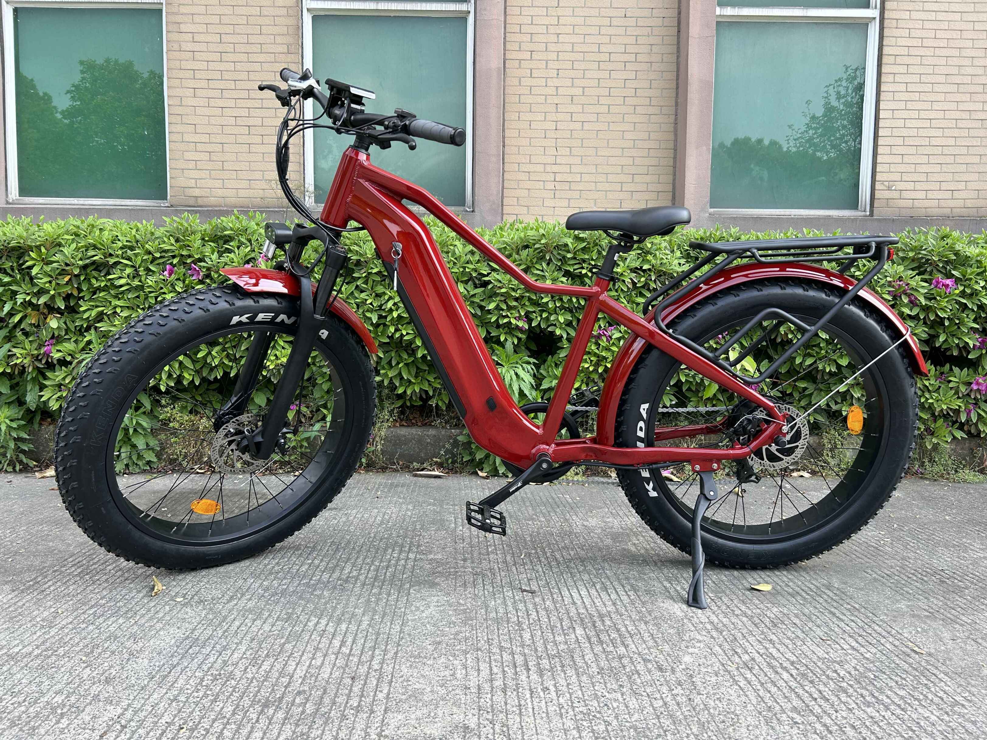 Integrated Battery Beach Cruiser Electric Bike 26 Inch 48V 750W MTB Ebike For Adult