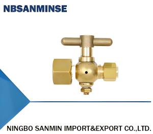 Quality Brass Three way plug valve connecting pressure gauges 0.6MPA wholesale