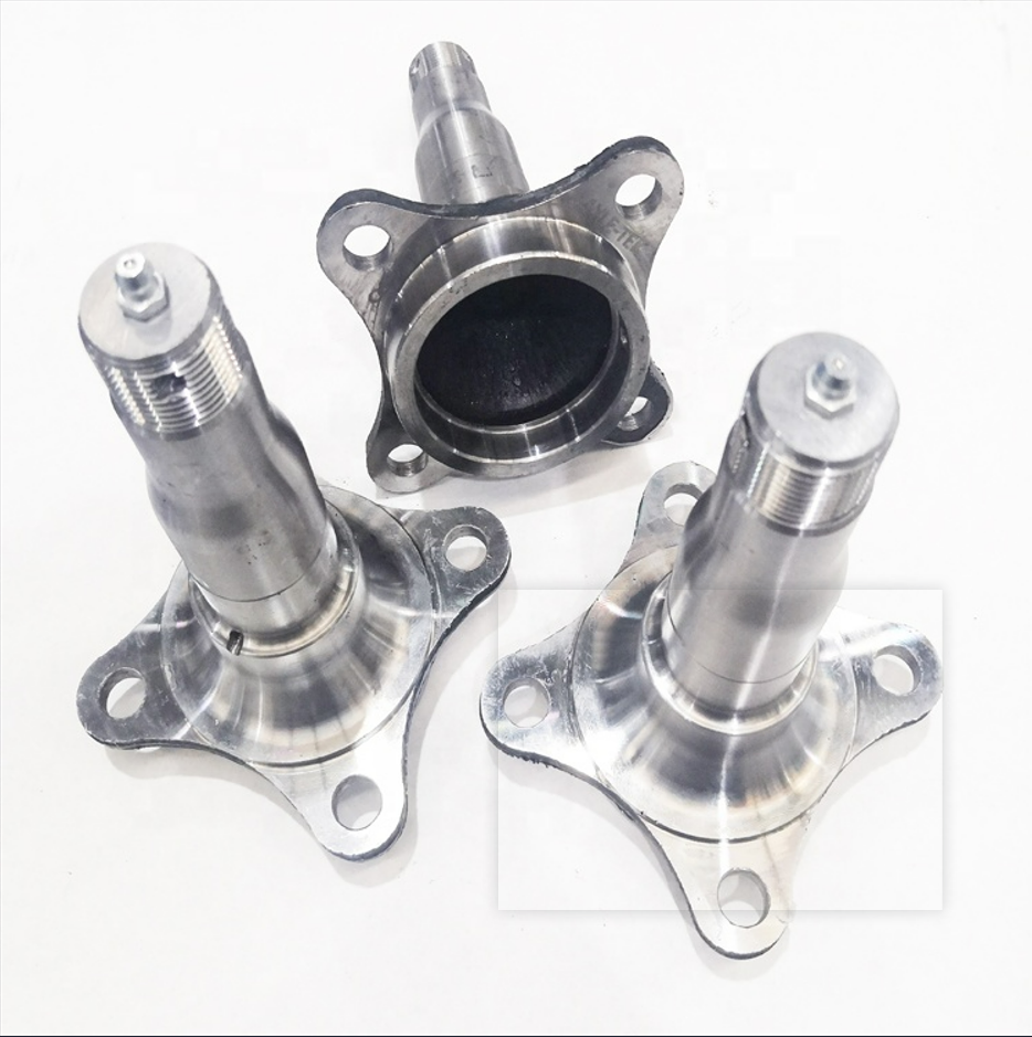 Carbon Steel Antirust Trailer Axle Spindle , Sand Blast High Precision Forging Parts