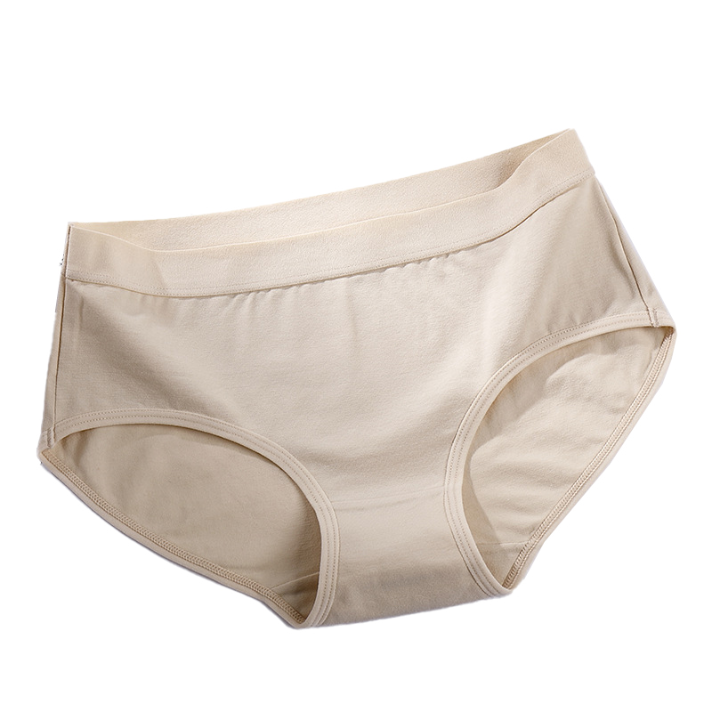 Bacterialproof Women'S Cotton Underwear Panties Mid Rise For Period