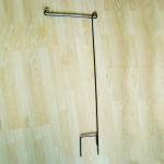 Black Glossy Advertising Poster Frame Stand For Yard