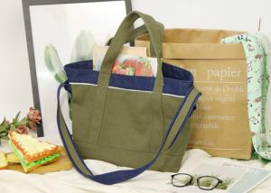 Quality Single Shoulder Double Face Usage Canvas Messenger Tote For Adult wholesale