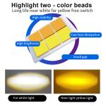 High Low Beam Motorcycle LED Headlamp Kit Bulb Type Motorcycle Driving Headlight