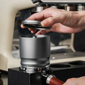 Quality Commercial Buyer's Choice 58mm Espresso Aluminum Dosing Cup for Takeaway Food Services wholesale