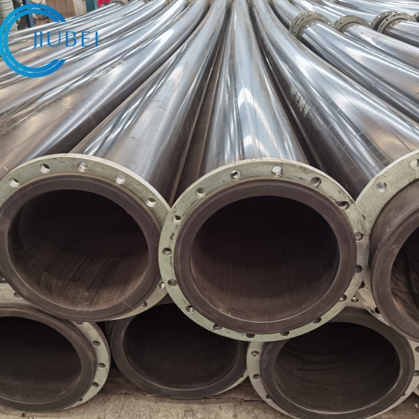 2 - 12m Unit Length Sandblast UHMWPE Pipe 0.25 - 2.5MPa Easy Installation