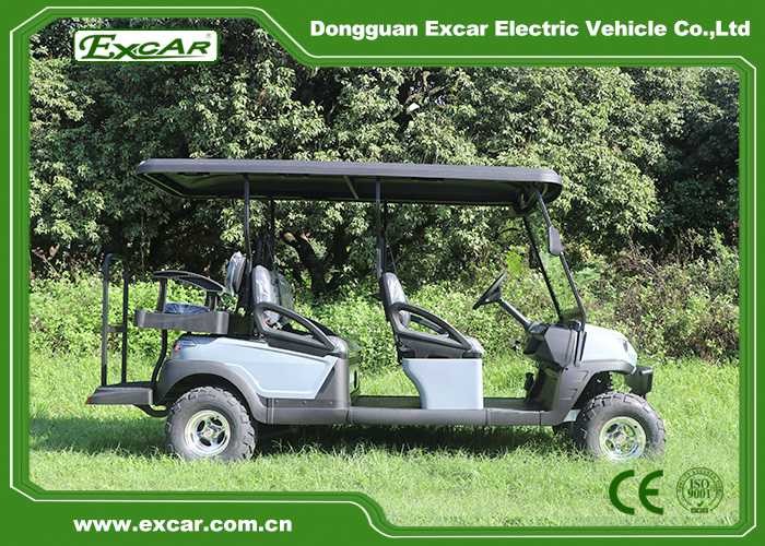 Lithium Battery 6 Passenger Hunting Golf Cart With Flip Flop Seats