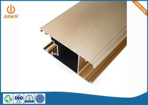 Quality Alloy 6063 Custom Aluminum Extrusion Profiles High Precision Brushed wholesale