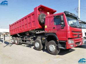 Quality 351 - 450hp Howo 8x4 Dump Truck , Howo Tipper Truck For Construction And Mining wholesale