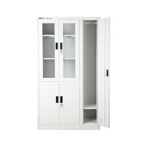 Quality Modern Office Furniture Glass Door Filing Cabinet Powder Painting wholesale
