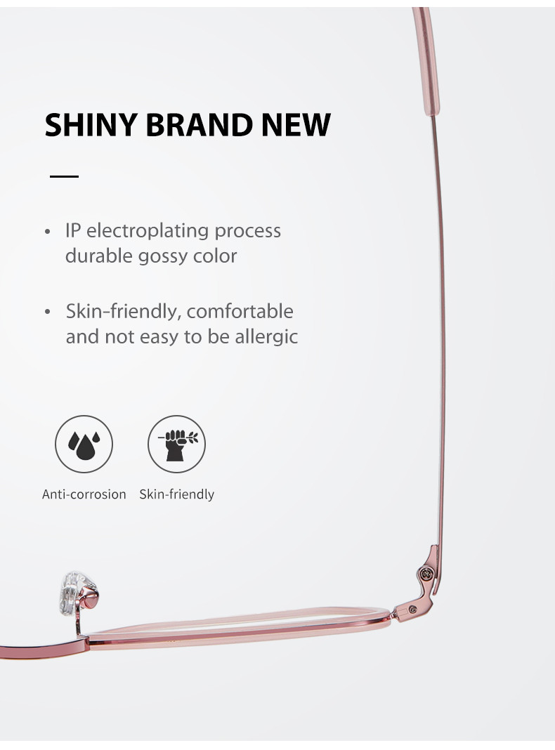 Lightweight Acetate Titanium Glasses OEM For Both Men And Women