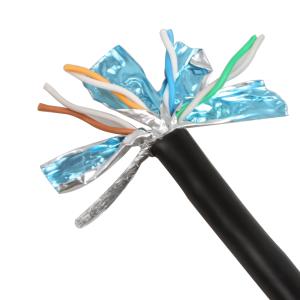 Quality 26AWG SFTP Cat7 Outdoor Cable Shielded Twisted Pair Practical wholesale