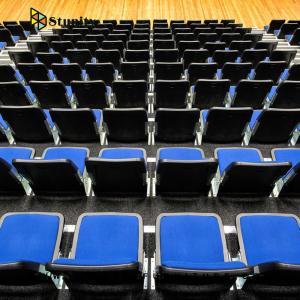 Quality Simple design Fireproof Fixed telescoping bleachers for gym wholesale