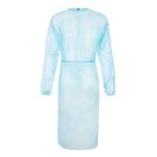 Quality Non Woven Protective Breathable Cloth Surgery Gowns Short Sleeve wholesale