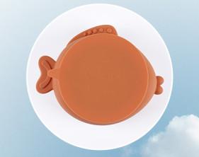 Quality Leakproof Silicone Baby Bowl Fish Shaped Silicone Complementary Food Bowl, Baby Anti-Skid Tableware Bowl wholesale