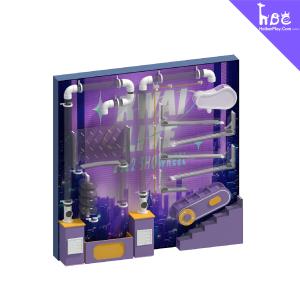 Quality 2.4m Height Ocean ball Wall Play Gaming Indoor Play Park Equipment wholesale