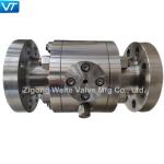 Stainless Steel CF3M Ball Valve Fluids Controlling For Radioactive Media