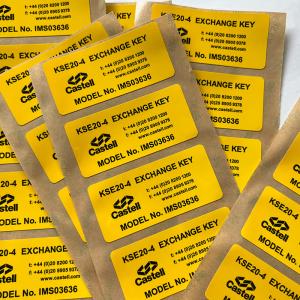 Quality Text Image Adhesive Printing Label Stickers , Waterproof Private Label Stickers wholesale