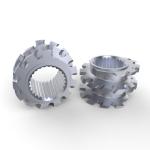 Corrosion Resistant ZME Mixing Element 316L Twin Screw Elements For Rubber