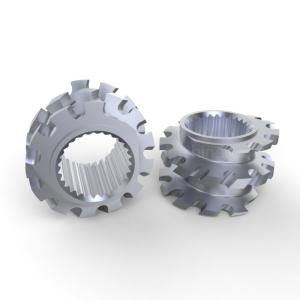 Quality Corrosion Resistant ZME Mixing Element 316L Twin Screw Elements For Rubber Manufacturing wholesale