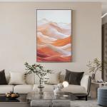 Home Decor Canvas Painting Medium Oil Painting Modern Landscape 3D Three
