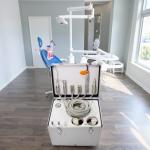 Hand-Held Design Portable Dental Unit 220V Pull Rod Dental Delivery Unit With