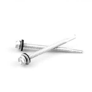 Quality Pan Head GB Standard Tek Bi-Metal 12 Roofing Self Drilling Screw for Customization wholesale