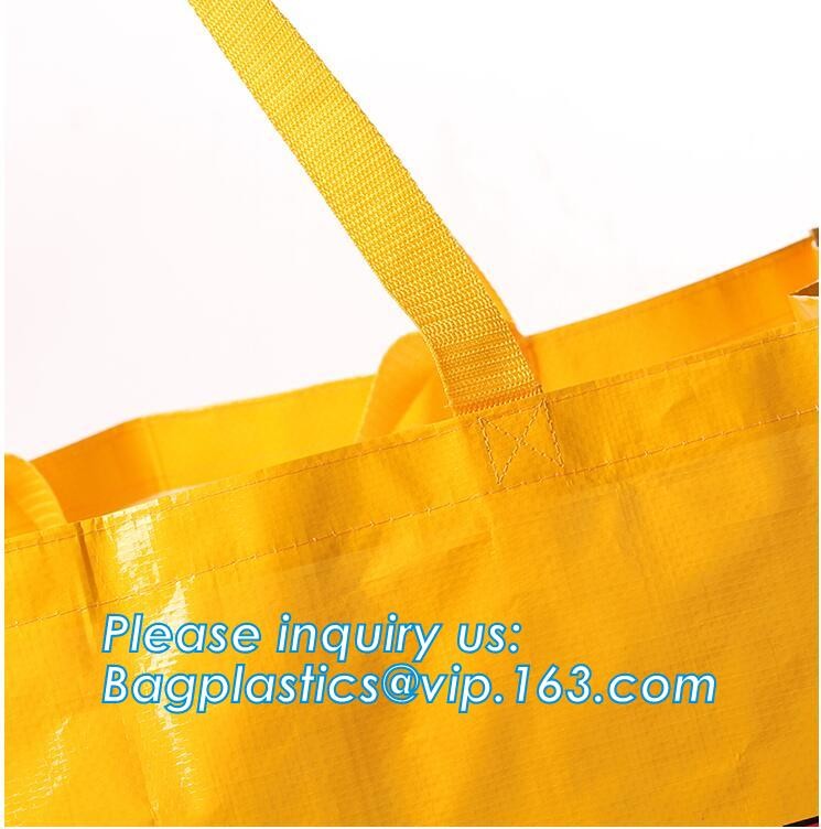 Fashion WaterProof PP Woven Laminated Handle Shopping Bag,fashion laminated reusable pp woven big shopping woven bag