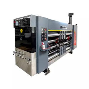 Quality 40000 KG Cutting Machine Slotting Die Printing Box Lead Packaging Feeder Automatic 3Colors Printer Machine wholesale