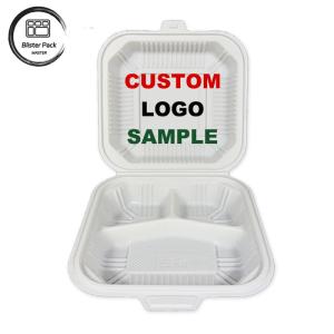 Quality Biodegradable Cornstarch Recyclable Food Containers Disposable For Restaurant Takeaway wholesale
