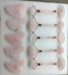 Jade Stone Rose Quartz Face Body Roller Body Guasha Tool For Massage SPA Beauty