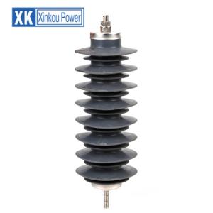 Quality Polymer 24kv Hv Surge Arrester Transmission Line Lightning Protection wholesale