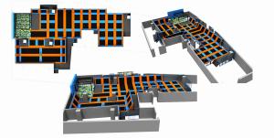 Quality 572M2 China Super Mall Gymnastic Trampoline Park /Amusement Trampoline for Commercial wholesale