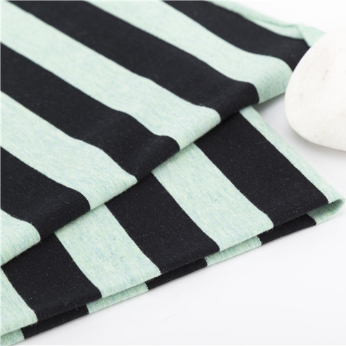 Support Customization And Bright Colors Skin-Friendly Striped Knit Fabric For Tracksuit