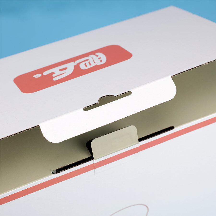 White Folding Carton Box with Eco-Friendly Sponge Liner Custom Bending and Stamping