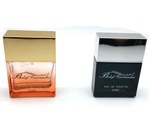 Quality Golden / Silver Fine Mist L Square Glass Diffuser Bottle 30m For Personal Care wholesale