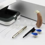 Beige Rechargeable Medical Therapeutics Hearing Aid For Severe Hearing Loss