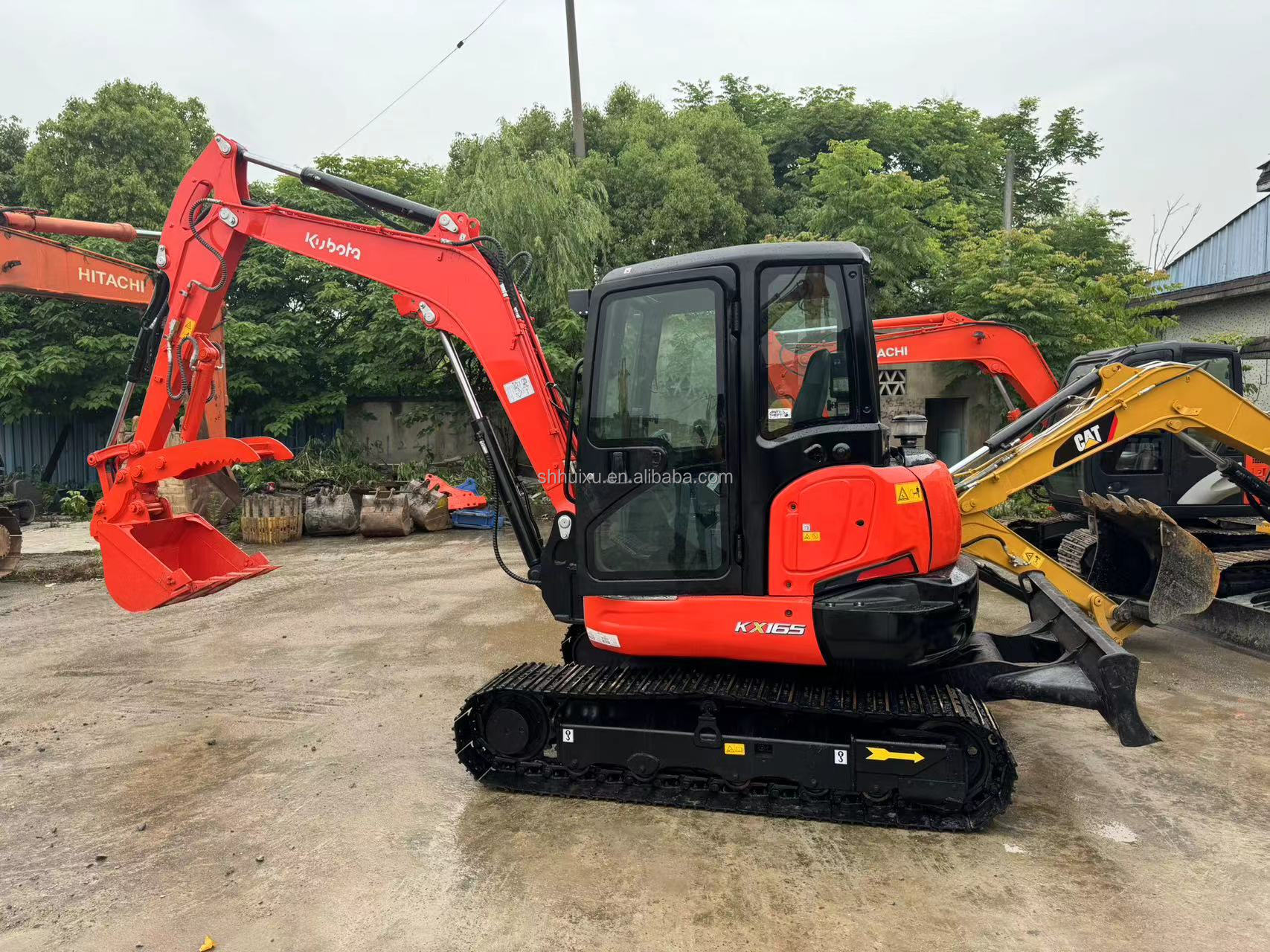 Kx165 Used Kubota Digger 6T Digger Kubota KX155 0.24m3 Bucket Capacity