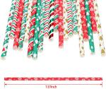 7.75" SGS Biodegradable Striped Straws