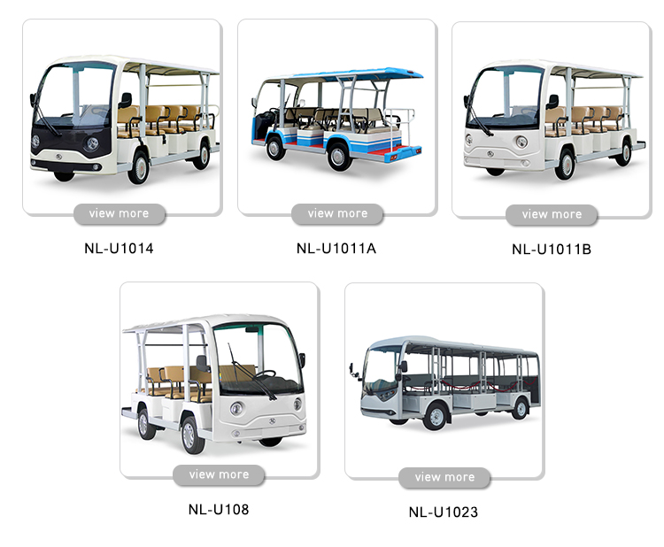 18.6mph Speed Electric Shuttle 17 Passenger Sightseeing Bus With 80-100km Driving Mileage and Powerful Configuration