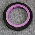 Stenter Finishing Machinery Parts Stentex Brush Wheel 122mm Dia Black Bristle