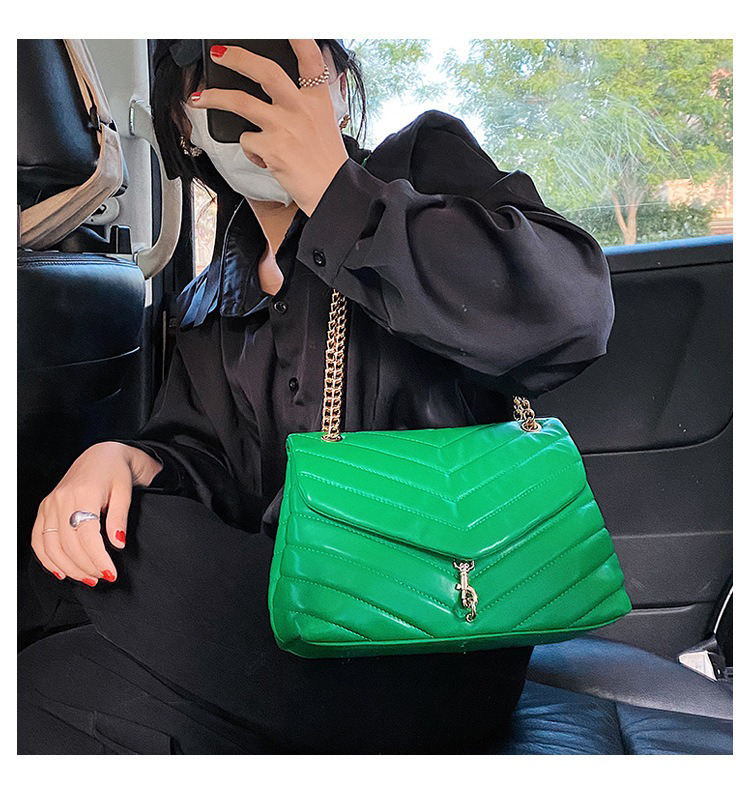 Single Strap Women's Branded Trending Shoulder Handbag Small PU Leather Crossbody Bag