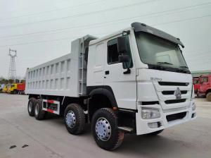 Quality 375HP Sinotruk HOWO 8*4 Dump Truck Secondhand Truck 12 Wheels White Transportation wholesale