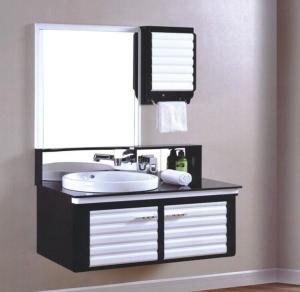 Quality PVC Storey Height Bethroom Cabinets / Bathroom Furniture wholesale