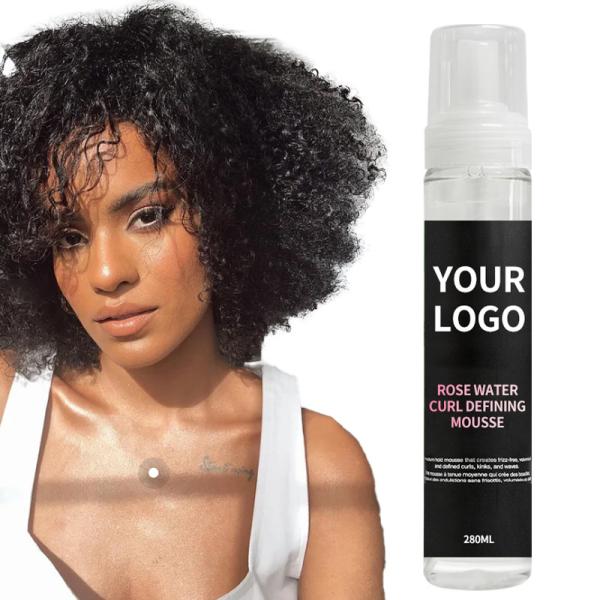 High Shine No Flake Braid Gel Extra Hold Braid Foam Olive Oil Curly Wig Hair