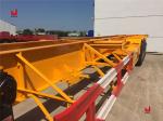 Tri Axle ISO 40ft Truck Semi Trailers 50T Shipping Container Trailer