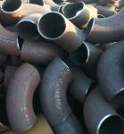 1.5D Welded Black Painting Carbon Steel Pipe Elbow Pure Seamless Fittings In